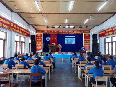 Đại hội Đoàn trường PT DTNT huyện Sa Thầy, nhiệm kỳ 2021-2022